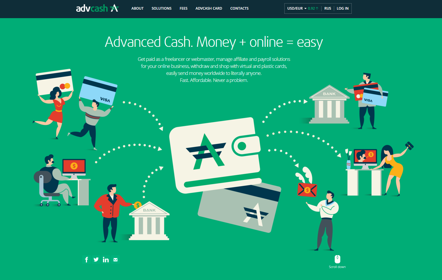 AdvCash Zahlungsanbieter
